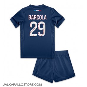 Paris Saint-Germain Bradley Barcola #29 Kotipaita Lapsille 2024-25 Lyhythihainen (+ shortsit)